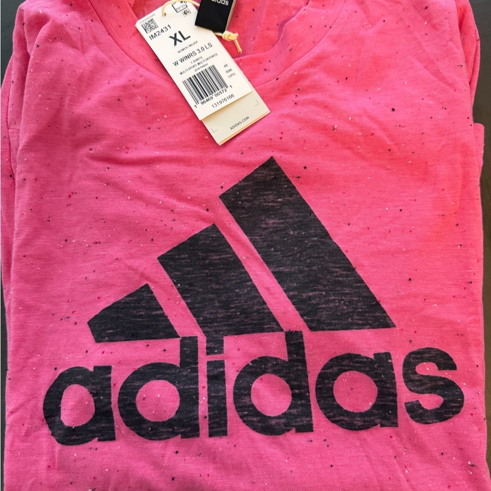 adidas Pink Long Sleeve Tee